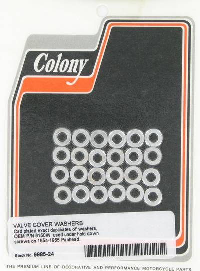 Panhead valve cover washers | Color: cad | Order Number: C9985-24 | OEM Number:  6150W