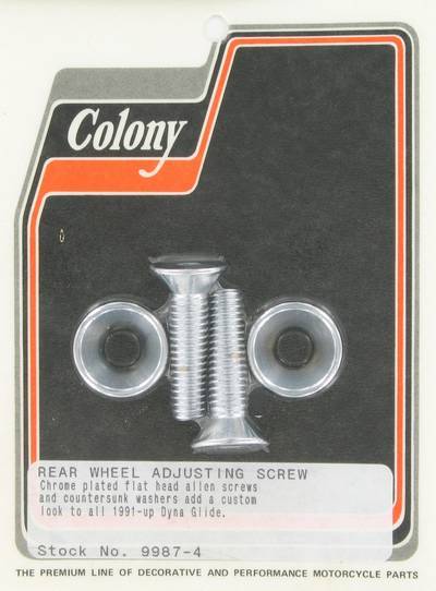 Rear wheel adjusting screws | Color: chrome | Order Number: C9987-4 | OEM Number: